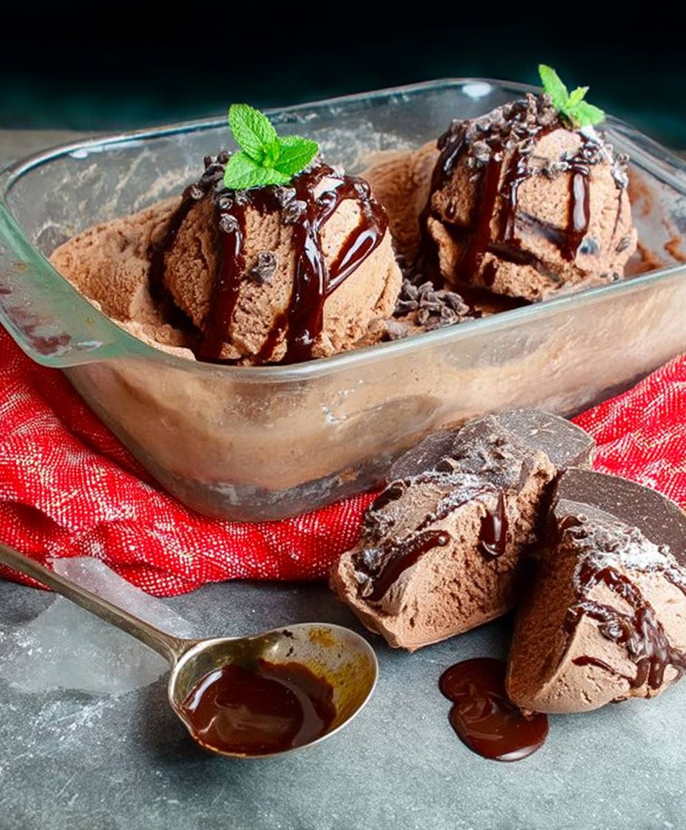 Chocolate Mint Ice Cream