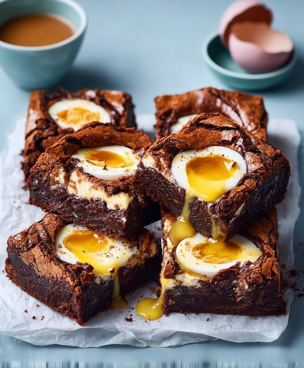 Creme Egg Brownies