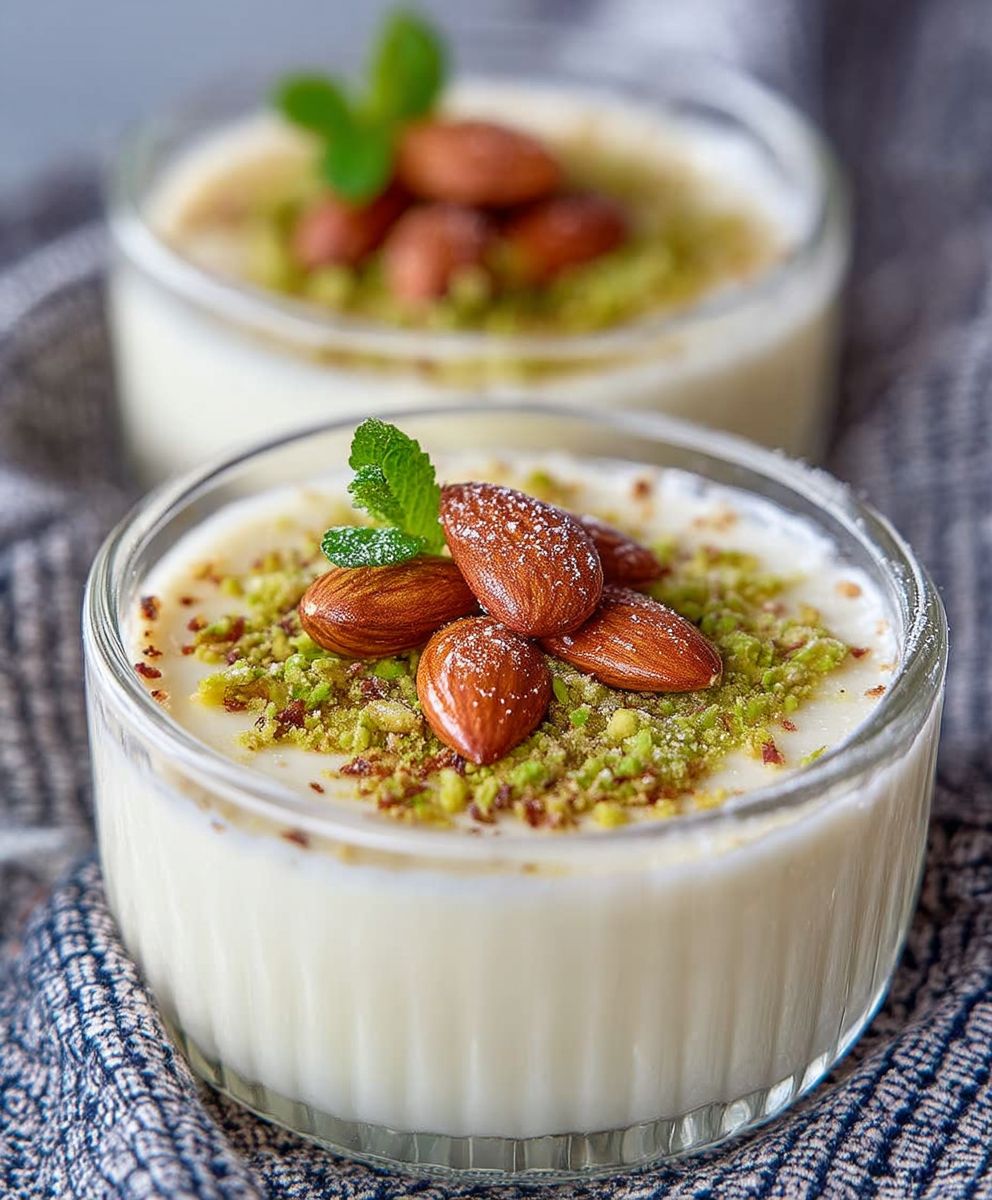 Turkish Almond Pudding