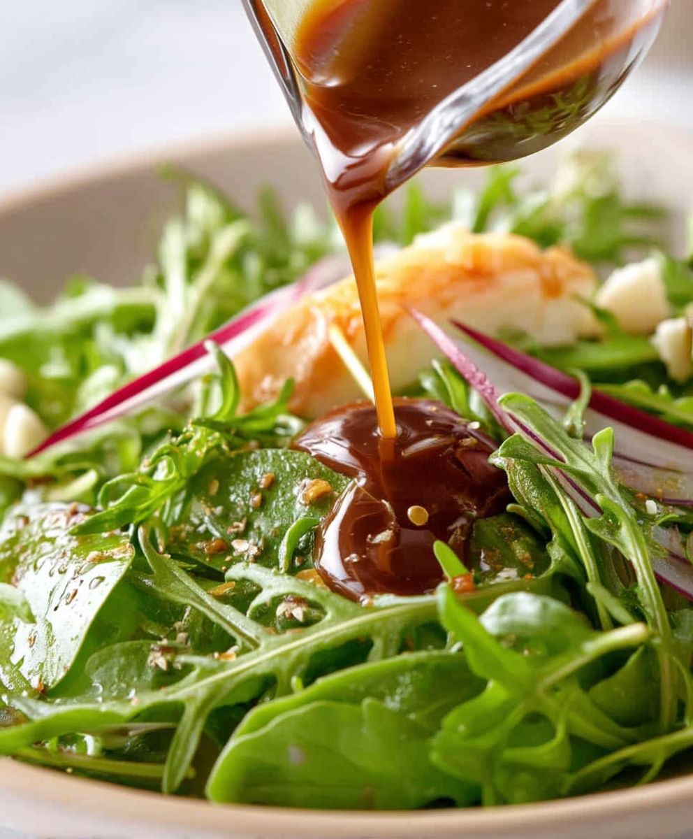 Balsamic vinegar salad dressing