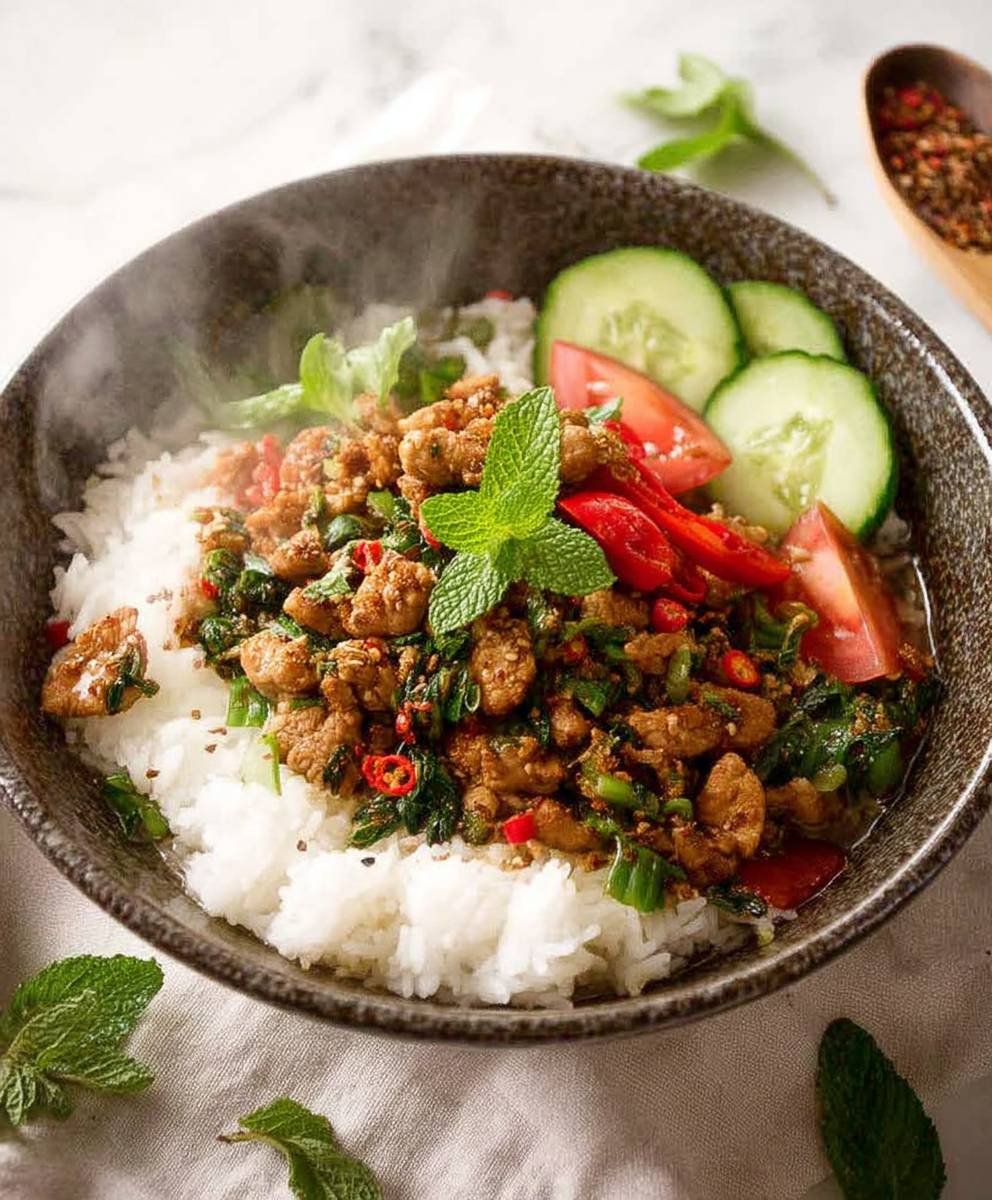 Thai chicken stir fry