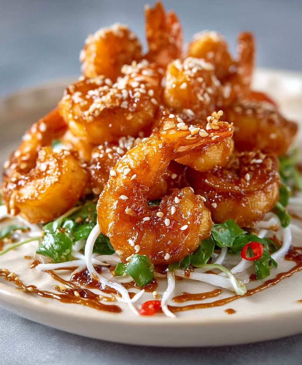 Honey Prawns