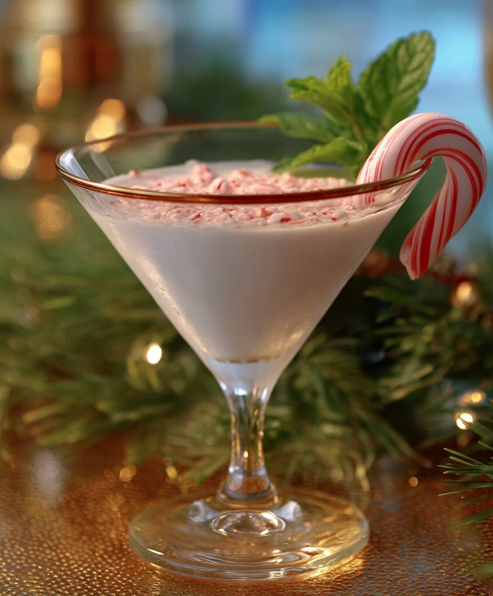 Peppermint Martini Cocktail