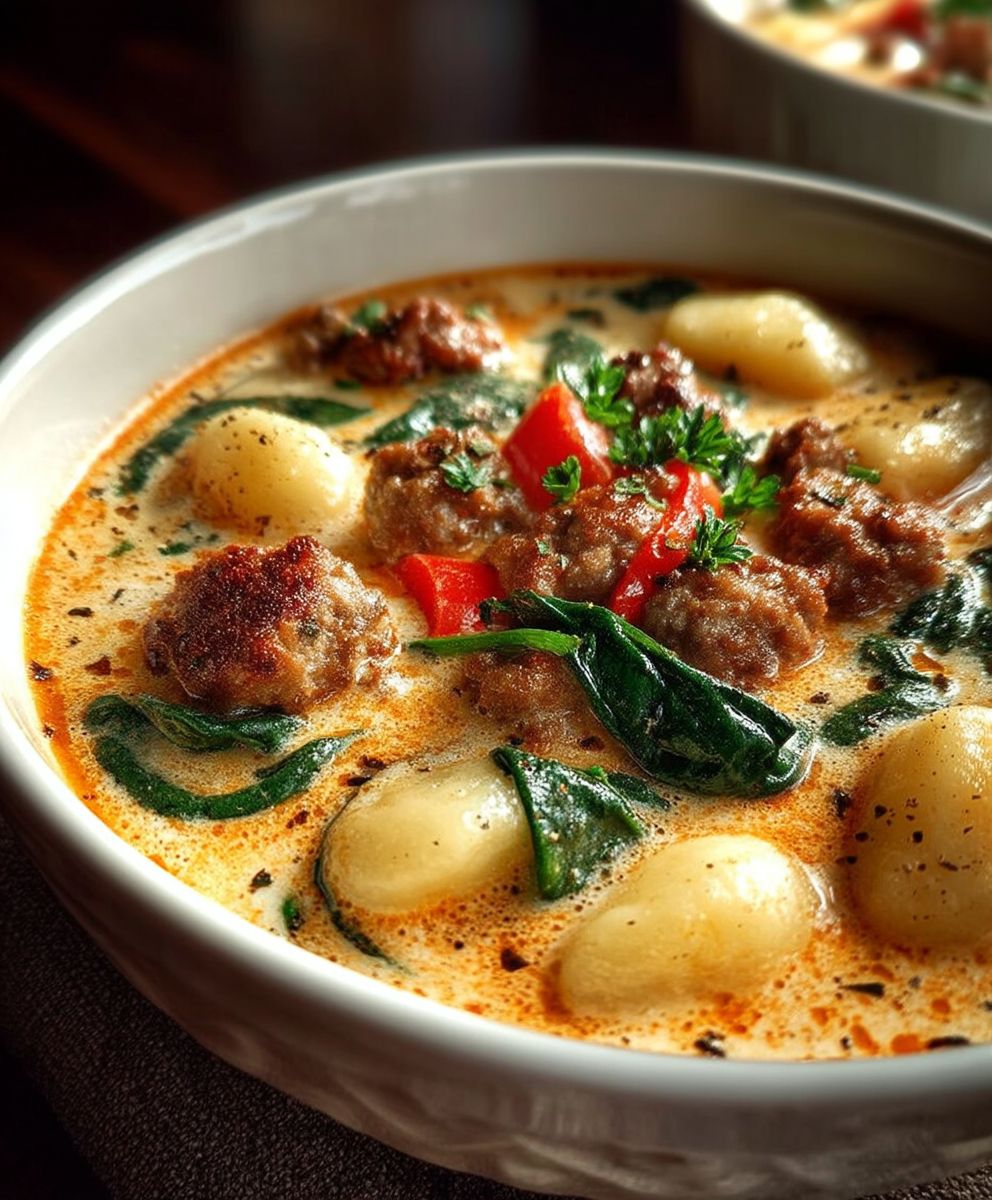 Sausage Gnocchi Soup