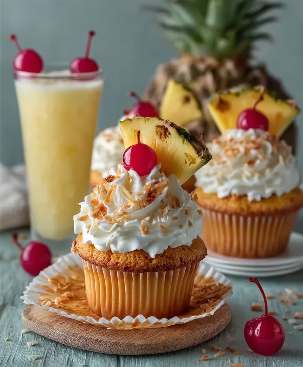 Pina Colada Cupcakes