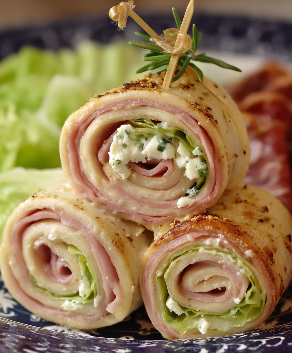 Ham and Cheese Pinwheels