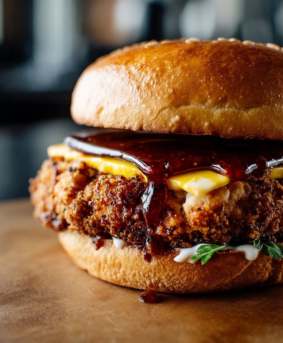 Turkey Menchi Katsu Burger