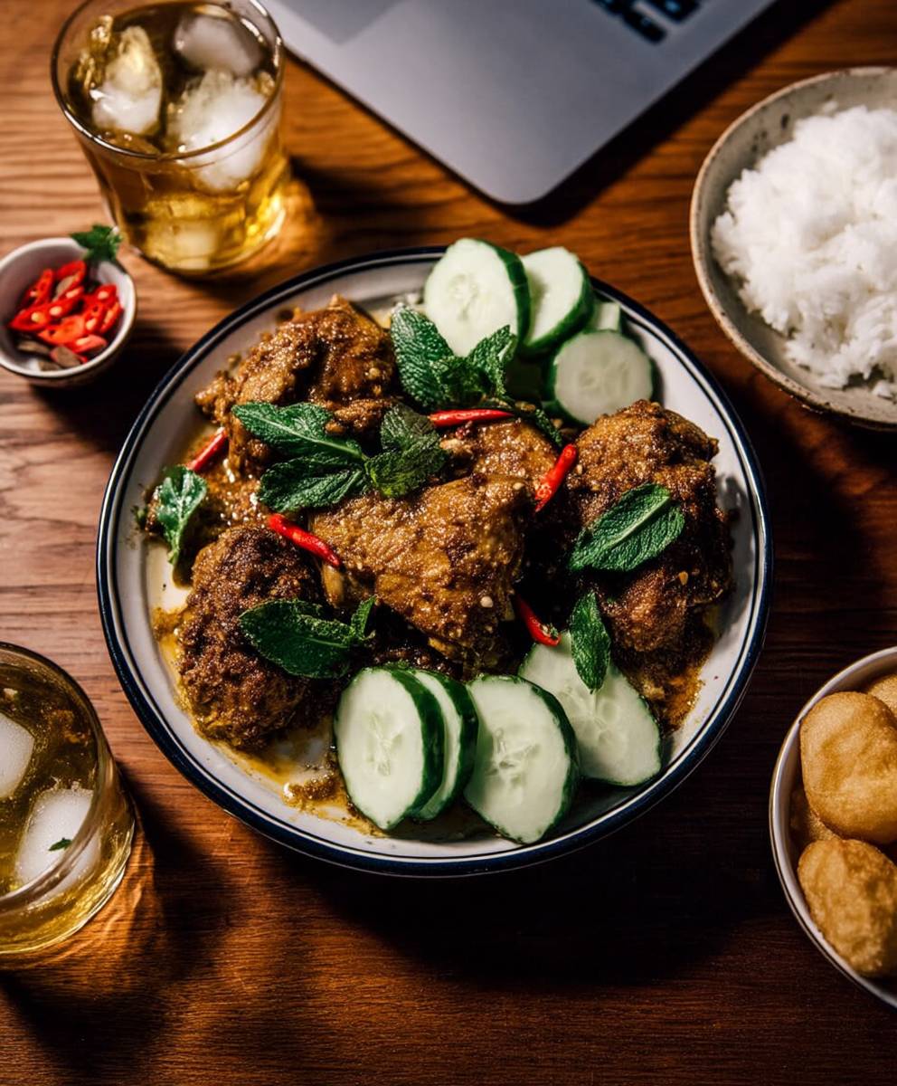 Instant Pot Chicken Rendang