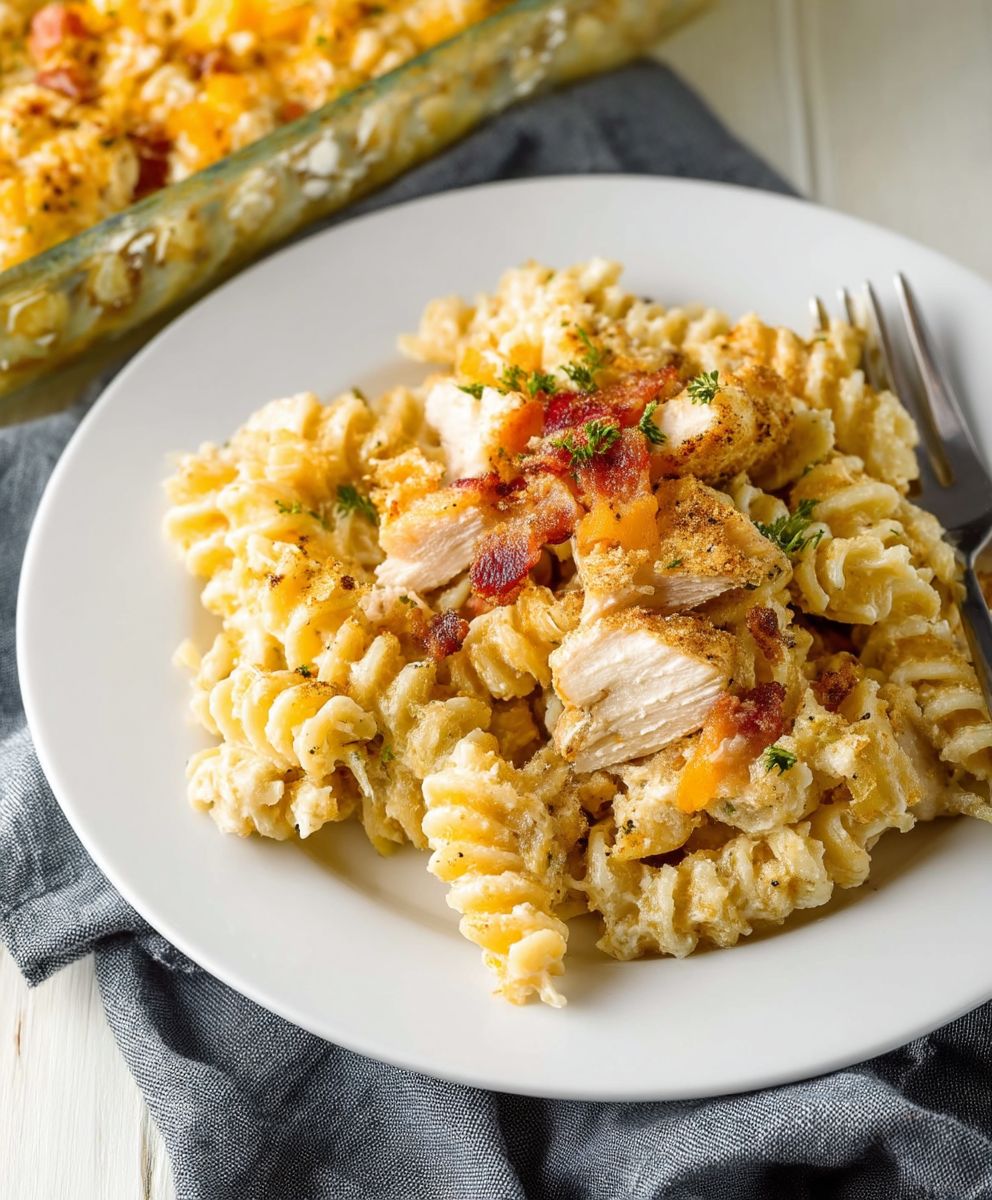 Chicken Bacon Ranch Pasta