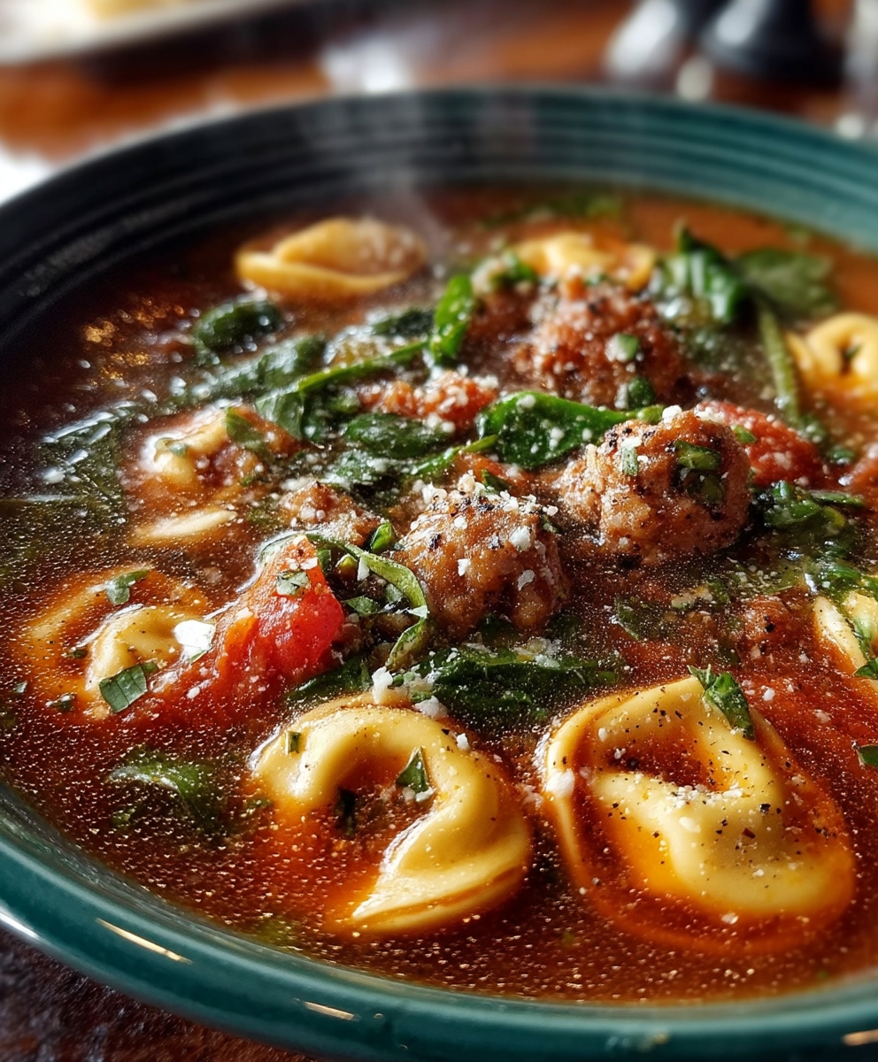 Sausage Tortellini Soup