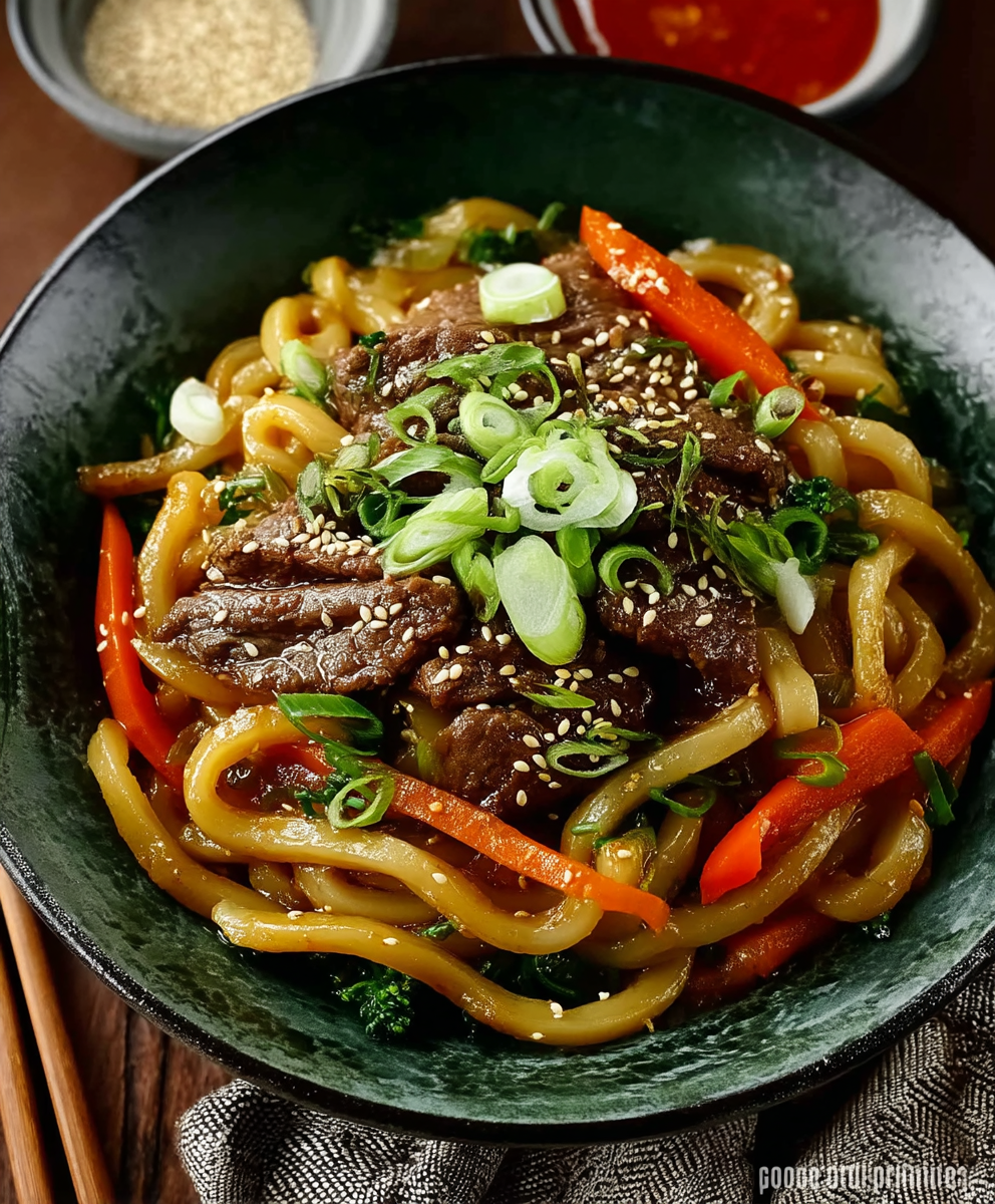 Curry Beef Yaki Udon