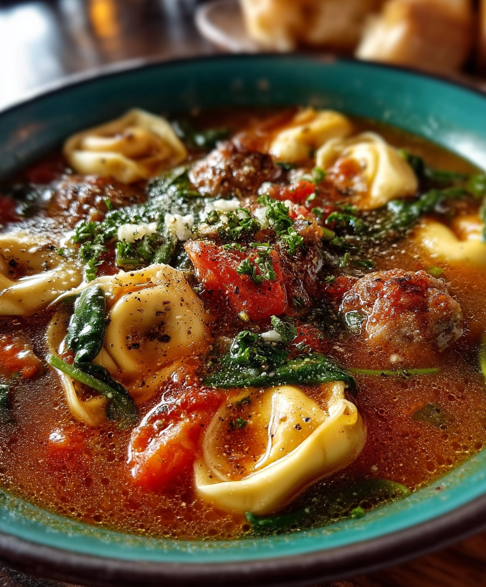 Sausage Tortellini Soup